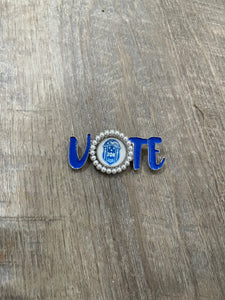 Zeta Vote Pin