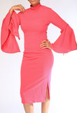 Royal Bell Sleeved Dress