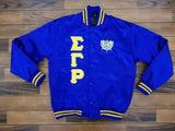 Poodle Satin Jacket  Royal Blue