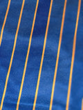 Baseball Jersey Royal w/ Gold Stripes