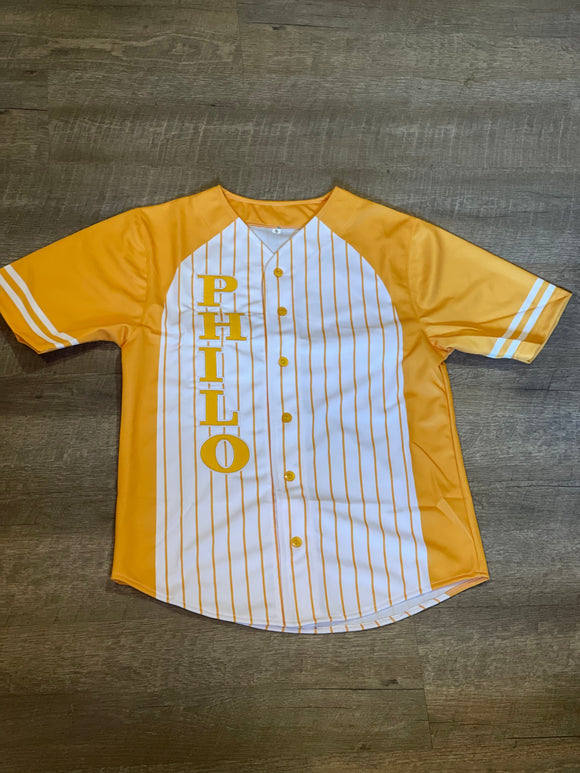 Philo Color Block Baseball Jersey