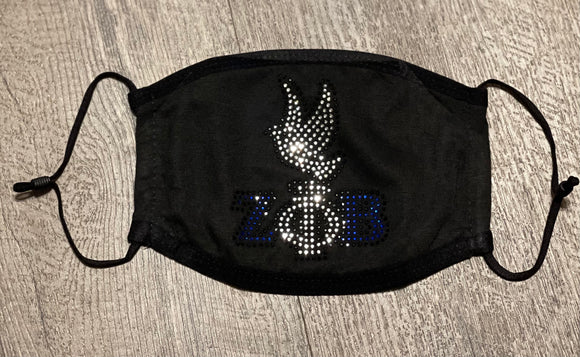 Zeta Bling Dove Face Mask