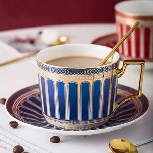 Striped Tea Cup Set