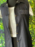 Zeta Denim Bling Duster